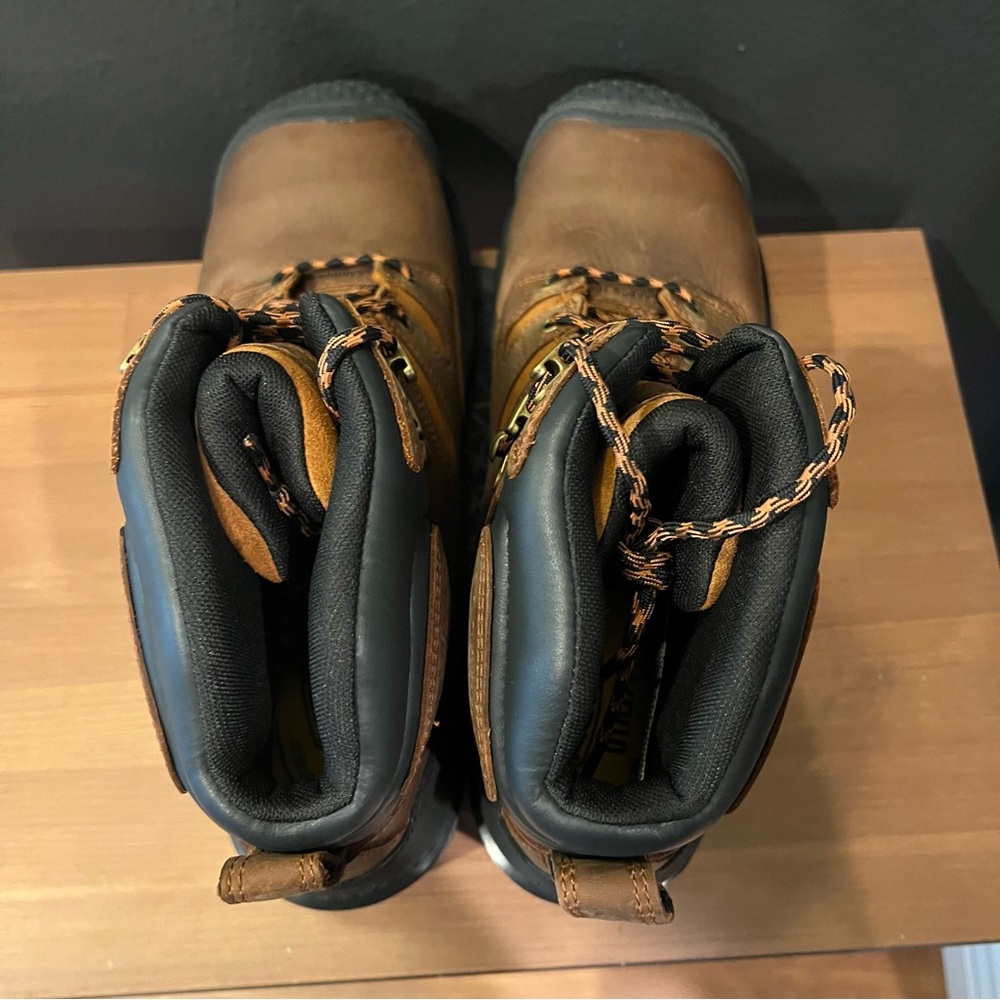 Keen Camden Men’s Brown Waterproof 6”Carbon Fiber Toe Utility Work Boots 15 D - Picture 4 of 8